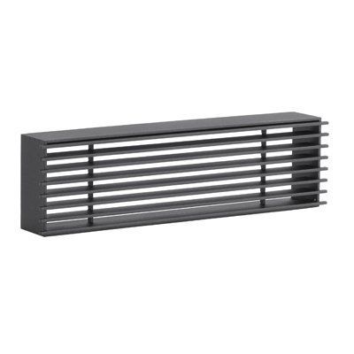 Вентиляційна решітка DARCO LOFT 350x100 мм, чорна KRR 350x100-ML.CZ фото