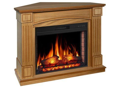 Камінокомплект універсальний 2в1 ArtiFlame Boston AF28S світлий дуб з обігрівом і звуком горіння вогню Boston AF28S UNI LO фото
