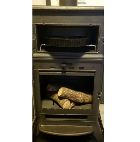 Чавунна піч Flame Stove Modena Oven з духовкою FS-023 фото