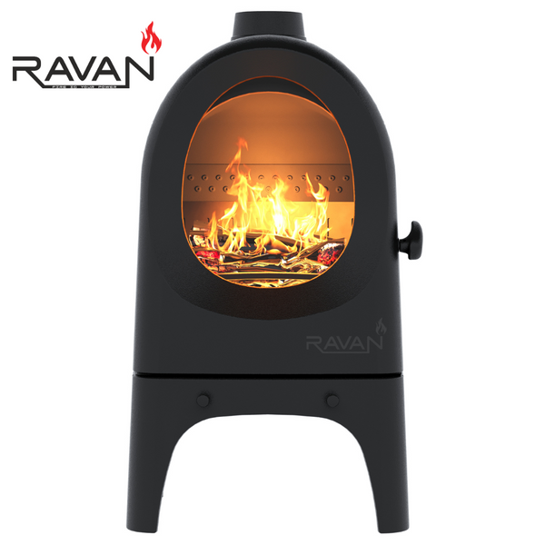 Чавунна піч RAVAN Onoma 9 кВт на дровах 12401 фото