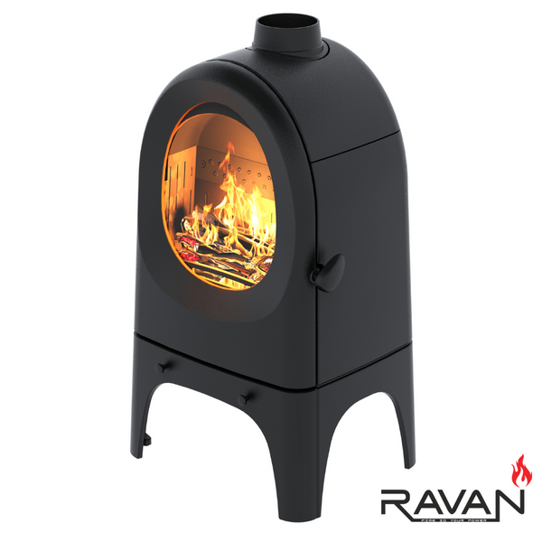 Чавунна піч RAVAN Onoma 9 кВт на дровах 12401 фото