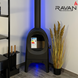 Чавунна піч RAVAN Onoma 9 кВт на дровах 12401 фото 14