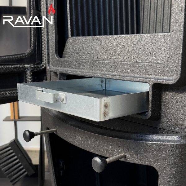 Чавунна піч RAVAN Incorta 10 кВт на дровах 12402 фото