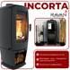 Чавунна піч RAVAN Incorta 10 кВт на дровах 12402 фото 3