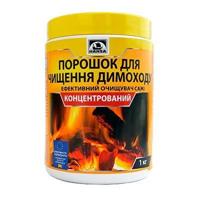 Концентрований порошок для чищення димоходу HANSA 1 кг 1 кг фото