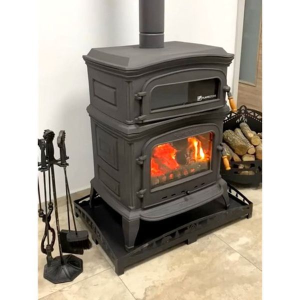 Чавунна піч Flame Stove Altara Premium з духовкою FS-033 фото
