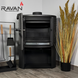 Чавунна піч RAVAN Deluxe 14 кВт на дровах 12404 фото 25