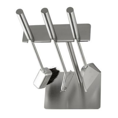 Камінний набір з нержавіючої сталі HANSA Domas Square (SET 650) 3 предмети Domas Square фото