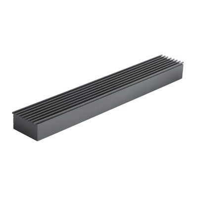 Вентиляційна решітка DARCO LOFT 650x100 мм, чорна KRR 650x100-ML.CZ фото