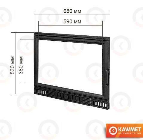 Двері для каміна KAWMET W1 530x680 W1 530x680 фото