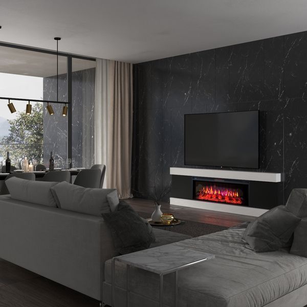 Електричний камін Bonfire SAPFIRE 50L (129,5 см) зі звуком 19-50 фото