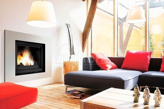 Камінна топка UNIFLAM 700 LUX з шибером 700 Lux Eco фото
