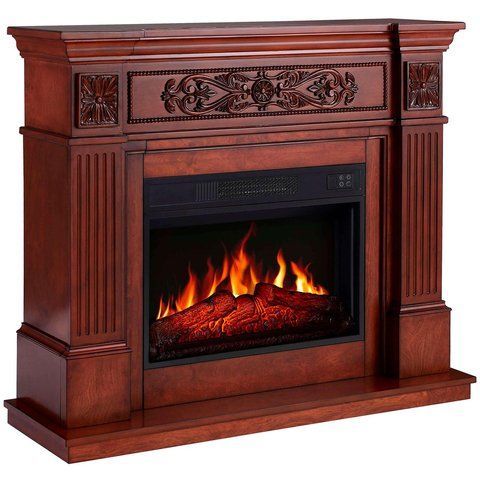 Камінокомплект ArtiFlame Toscana AF23S дуб з обігрівом і звуком горіння вогню Toscana AF23S O фото
