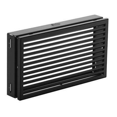 Вентиляційна решітка Darco KRVIN, 430x145 мм, чорна KRVIN430x145-ML.CZ фото