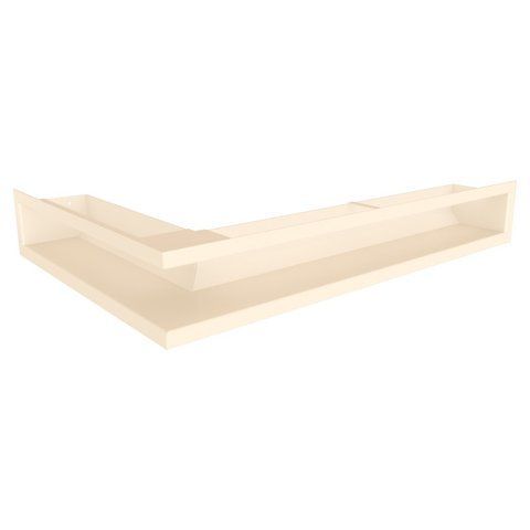 Вентиляційна решітка для каміна кутова права SAVEN Loft Angle 90х600х400 кремова LOFT/NP/9/60/40/С фото