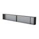 Вентиляційна решітка DARCO LOFT 650x60 мм, чорна+хром