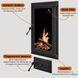 Комплект чавунні дверцята з вогнетривким склом Iron Fire Brown 440x640 мм + піддувальні 315х180 мм 1479 фото 4