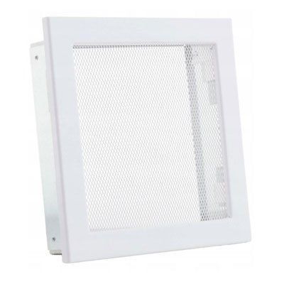 Вентиляційна решітка з сіткою Darco KRVSM, 220х220 мм, біла KRVSM220x220-ML.B фото