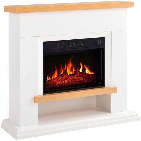Камінокомплект ArtiFlame Shelford AF23S білий з обігрівом і звуком горіння вогню Shelford AF23S WT фото