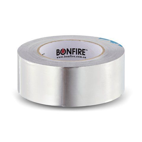 Скотч алюмінієвий Bonfire для сауни/дома (50м, 25мікрон, 100С) 38866196 фото