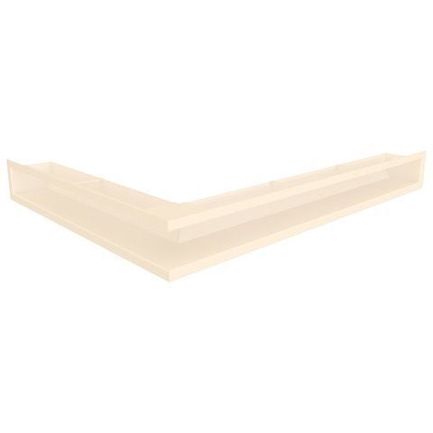 Вентиляційна решітка для каміна кутова права SAVEN Loft Angle 90х800х600 кремова LOFT/NP/9/80/60/С фото