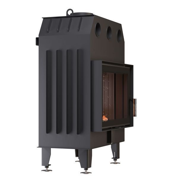 Камінна топка BOKAR 7050 (15,2 kW ) black ceramatex 12412 фото