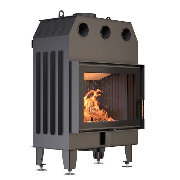 Камінна топка BOKAR 7050 (15,2 kW ) black ceramatex 12412 фото