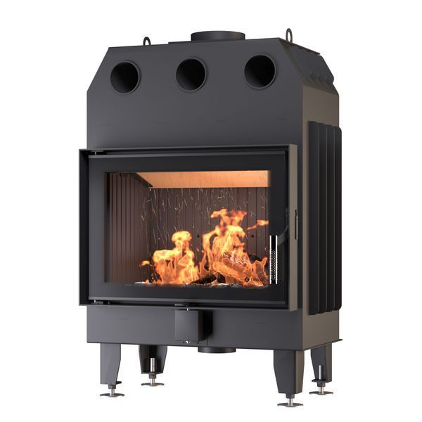 Камінна топка BOKAR 7050 (15,2 kW ) black ceramatex 12412 фото
