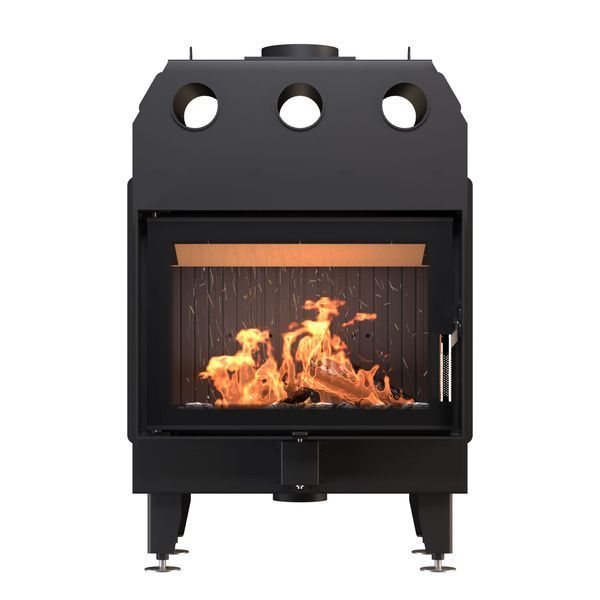 Камінна топка BOKAR 7050 (15,2 kW ) black ceramatex 12412 фото