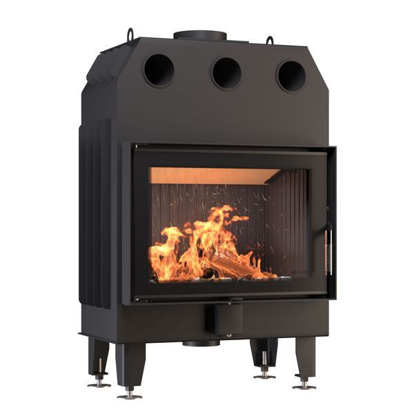 Камінна топка BOKAR 7050 (15,2 kW ) black ceramatex 12412 фото