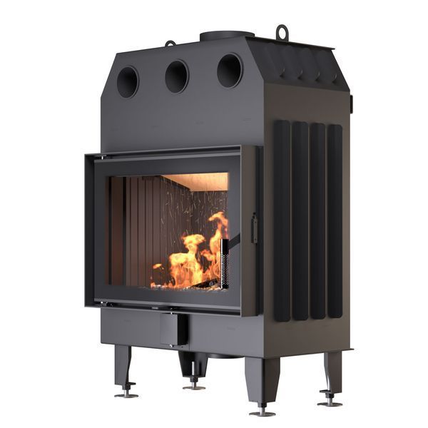 Камінна топка BOKAR 7050 (15,2 kW ) black ceramatex 12412 фото