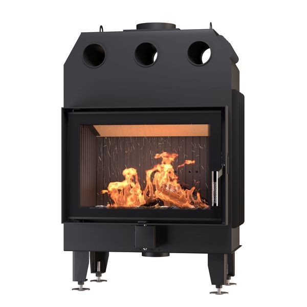 Камінна топка BOKAR 7050 (15,2 kW ) black ceramatex 12412 фото