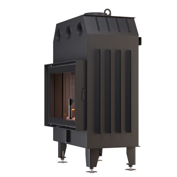 Камінна топка BOKAR 7050 (15,2 kW ) black ceramatex 12412 фото