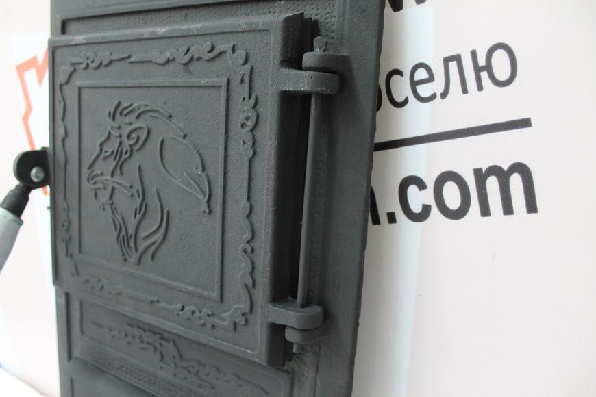 Дверцята чавунні пічні Ben 300x470 мм Дверцята чавунні пічні Iron Fire Чавунні дверцята для печі 1135 фото