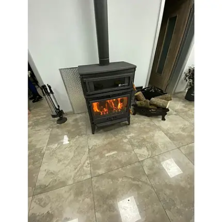 Чугунная печь Flame Stove Retro Lux Dik FS-045 фото