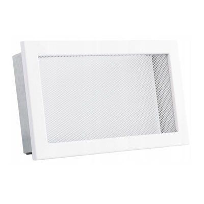 Вентиляційна решітка з сіткою Darco KRVSM, 240х170 мм, біла KRVSM240x170-ML.B фото