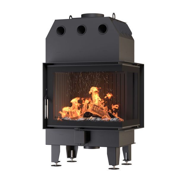 Камінна топка BOKAR 655047 R (14,5 kW ) black ceramatex 655047 L/R фото