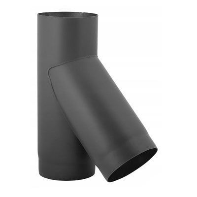 Трійник 45&deg; Darco &Oslash; 120 мм чорна сталь 2 мм TR 120/45-CZ 2 фото