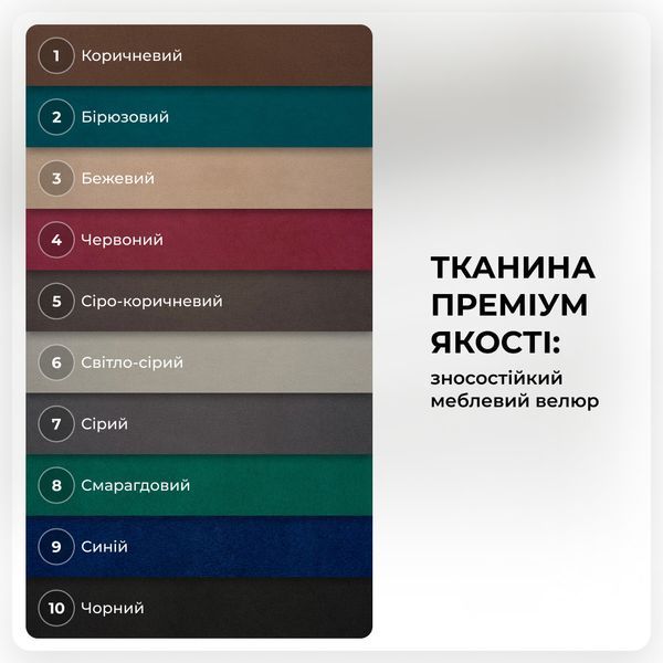 Пуф-трансформер 5в1 Остін-2 зі столиком велюр бірюзовий/дуб сонома 2-7-9005 4060160102071 фото