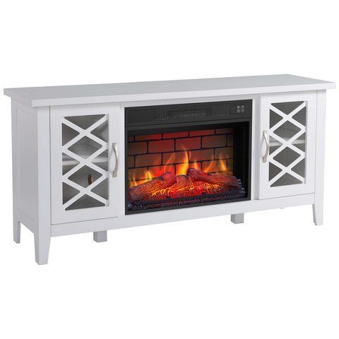 Камінокомплект ArtiFlame Odessa AF23BS білий з обігрівом і звуком горіння вогню Odessa AF23BS WT фото