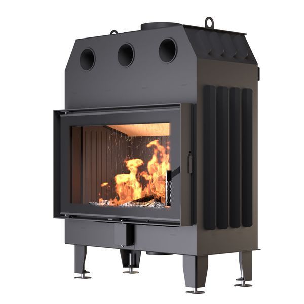 Камінна топка BOKAR 9050 (19,1 kW) black ceramatex 12416 фото