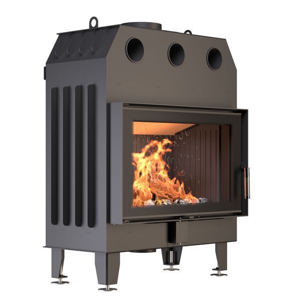Камінна топка BOKAR 9050 (19,1 kW) black ceramatex 12416 фото