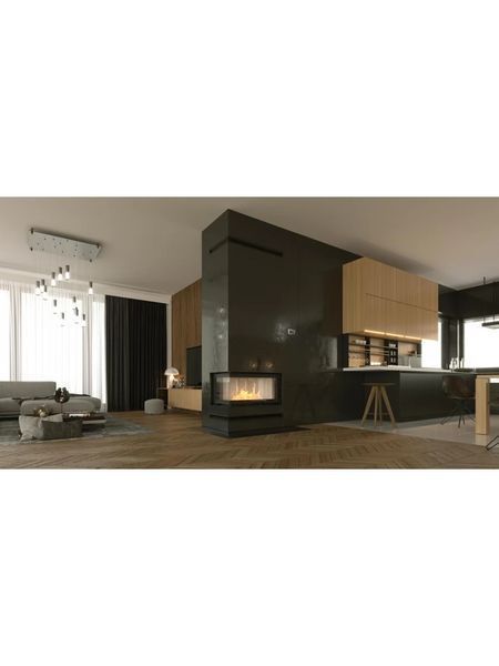 Камінна топка з водяним контуром Defro Home RIVA ME BL G SHORT RIVA ME BL G фото