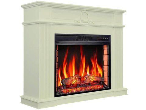 Камінокомплект ArtiFlame Neoclassic AF28S білий дуб з обігрівом і звуком горіння вогню Neoclassic AF28S WO фото