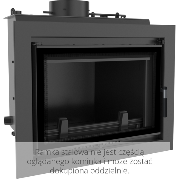 Камінна топка Kratki WIKTOR PW 12 DECO (12,0 кВт) WIKTOR/PW/12/W/DECO фото