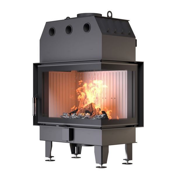 Камінна топка BOKAR 755047 R (15,2 kW ) white ceramatex 12419 фото