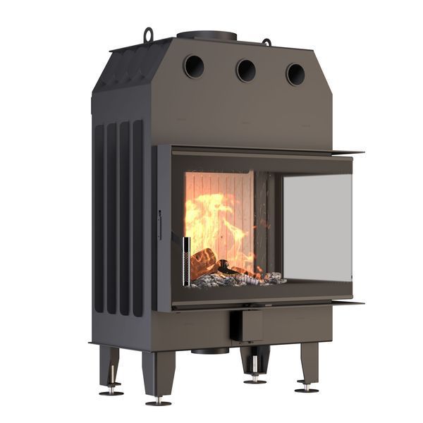 Камінна топка BOKAR 755047 R (15,2 kW ) white ceramatex 12419 фото