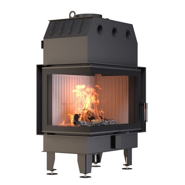 Камінна топка BOKAR 755047 R (15,2 kW ) white ceramatex 12419 фото