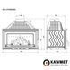 Камінна топка KAWMET W15 (13.5 квт) W15 13.5kw фото 9