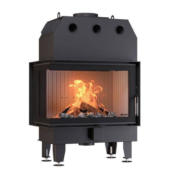 Камінна топка BOKAR 755047 L (15,2 kW ) white ceramatex 12420 фото